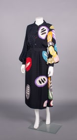 MICHAELE VOLLBRACHT PRINTED SILK ENSEMBLE, USA, 1980s