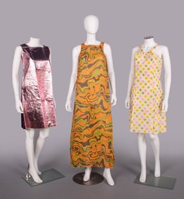 THREE UNWORN PAPER DRESSES, USA, 1960s