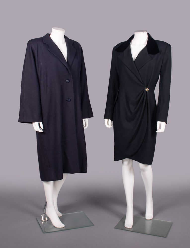 DIOR & GALANOS WOOL COATS, USA, 1980s (1 of 10)