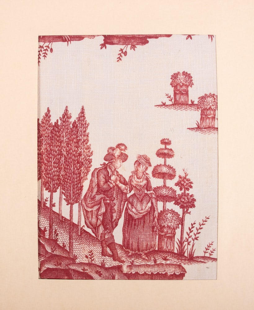 PRINTED TEXTILE SAMPLES COLLECTION FROM MARY ANNE BEINECKE, 1775-1845 (1 of 10)