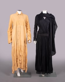 ISSEY MIYAKE RUNWAY DRESS & OVERDRESS, JAPAN, S/S 1993 & 2003