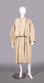 ISSEY MIYAKE TRENCH COAT, JAPAN, c. 1986