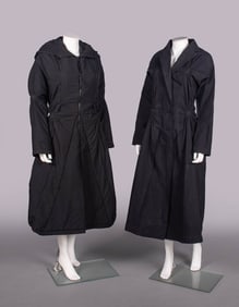 TWO ISSEY MIYAKE RUNWAY COATS, JAPAN, A/W 2003