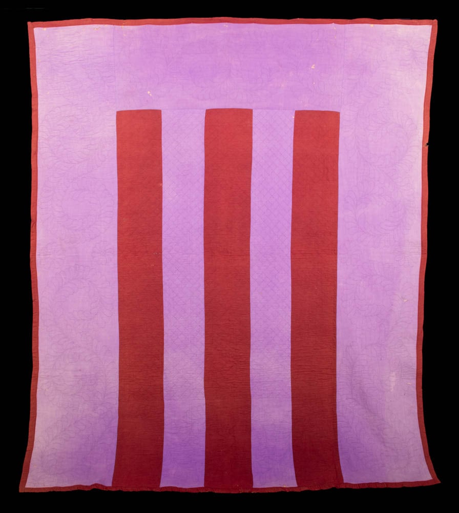 AMISH BARS QUILT, PENNSYLVANIA, 1880-1900 (1 of 6)