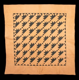 DELECTABLE MOUNTAINS QUILT, PENNSYLVANIA, c. 1885