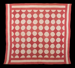 SNOWBALL QUILT, PENNSYLVANIA, 1890-1910
