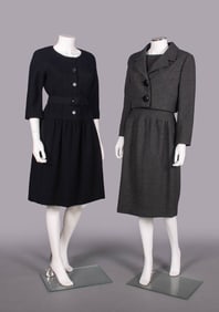 TWO NORMAN NORELL ENSEMBLES, NEW YORK, EARLY 1960s