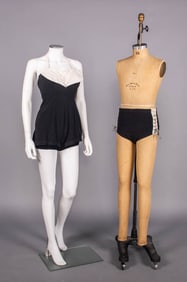 HIS & HERS COTTON BLEND SWIMWEAR, 1950s