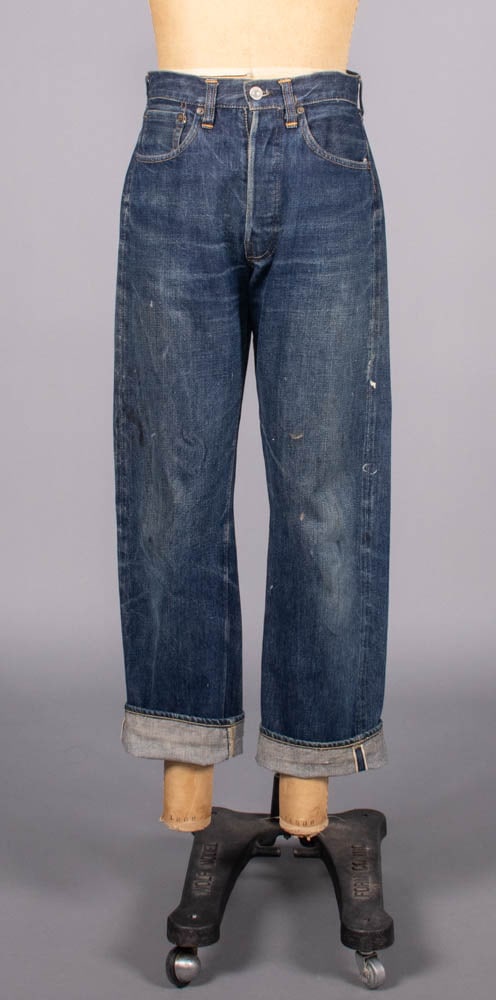 LEVI'S 501 JEANS WITH MUSEUM PROVENANCE, 1949 (1 of 10)