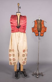 THREE REGIONAL GARMENTS, MOROCCO, TURKEY & CAUCASIA, LATE 19TH-MID 20TH C