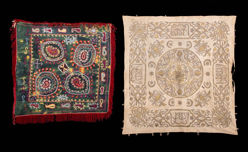 TWO EMBROIDERED PANELS, TURKEY, EARLY-MID 20TH C (1 of 10)