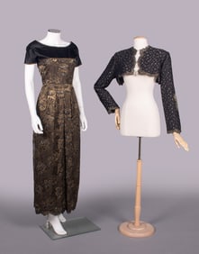 GEOFFREY BEENE TWO PIECE EVENING ENSEMBLE, USA, LATE 1980s