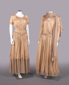 ISSEY MIYAKE RUNWAY DRESS & MATCHING OVERDRESS, JAPAN, S/S 2003