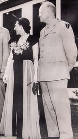 DOCUMENTED & IMPORTANT MAMIE EISENHOWER WEDDING RECEPTION GOWN, 1947