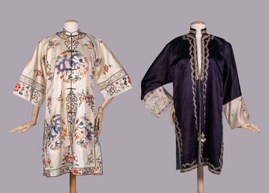 TWO EMBROIDERED ROBES, CHINA, EARLY-MID 20TH C