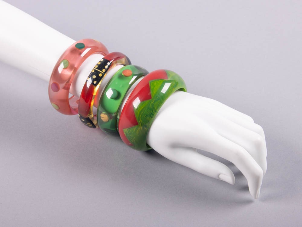 FOUR PANTTI, SHULTZ & J EVANS BANGLES, USA (1 of 4)