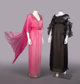 COUTURE DIOR & OSCAR DE LA RENTA GOWNS FOR STUDY OR SALVAGE, 1960s & 1980s