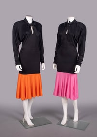 TWO PATRICK KELLY PARTY DRESSES, PARIS, LATE 1980s