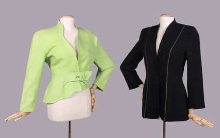 TWO THIERRY MUGLER BLAZERS, PARIS, 1980s