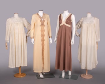 DIOR & PUCCI LINGERIE OR NIGHTGOWNS, PARIS & ITALY, 1970-1980s
