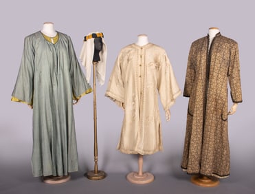 THREE TOURIST TRADE GARMENTS, EGYPT, JAPAN & MOROCCO, 1940-1960s