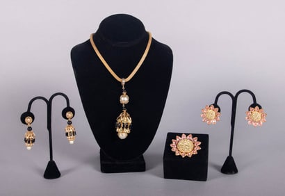 HATTIE CARNEGIE & SWAROVSKI DEMI-PARURES, 1960s & 1990s
