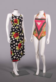 GALANOS & PUCCI SWIMSUITS, USA & ITALY, LATE 1960-1980s