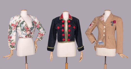 THREE MOSCHINO JACKETS, ITALY, 1990-2000s