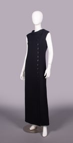 NORMAN NORELL WOOL CREPE SHEATH DRESS, NEW YORK, 1960s