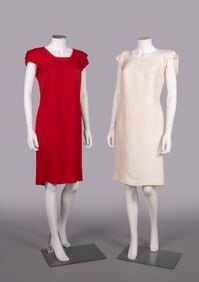 TWO IDENTICAL VALENTINO EVENING DRESSES, ITALY, 2000s