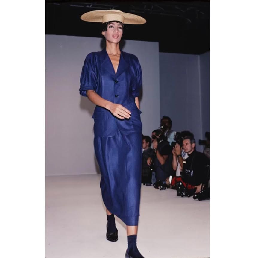 COMME DES GARÇONS LINEN LEISURE SUIT, JAPAN, S/S 1989 (1 of 12)