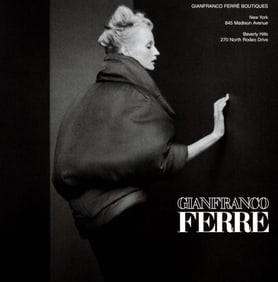 DOCUMENTED GIANFRANCO FERRE SILK COCOON COAT, A/W 1999