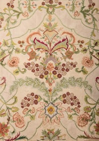 DRAWNWORK & EMBROIDERED APRON, ITALY, c. 1740