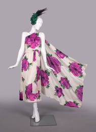 GIVENCHY ATTRIBUTED COUTURE PARTY DRESS, FRANCE, S/S 1987