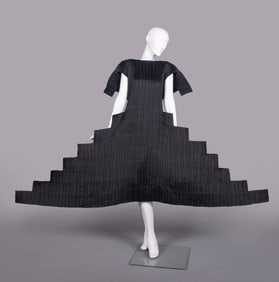ISSEY MIYAKE STAIRCASE DRESS, JAPAN, c. 2003