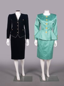 TWO YSL SKIRT SUITS, PARIS, S/S 1991 & LATE 1980s