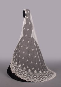 POINT DE GAZE LACE VEIL, 1860s