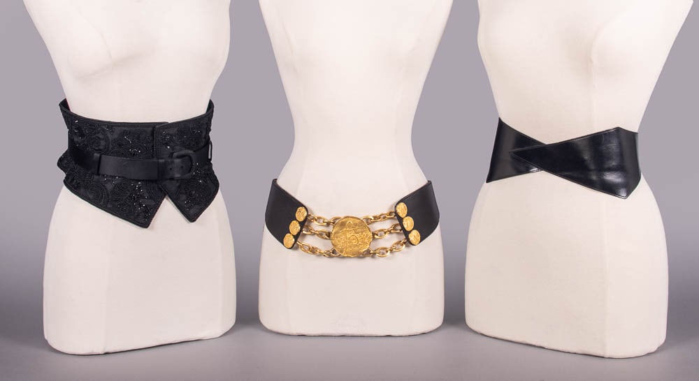 MUGLER, OSCAR DE LA RENTA & DONNA KARAN BELTS, LATE 20TH C (1 of 8)