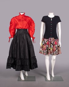 TWO LOUIS FERAUD ENSEMBLES, PARIS, 1990s