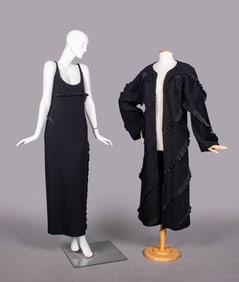 ARCHIVAL GEOFFREY BEENE TWO PIECE ALPACA ENSEMBLE, USA, A/W 1999