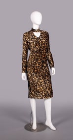 PATRICK KELLY LEOPARD PRINT PARTY DRESS, A/W 1989