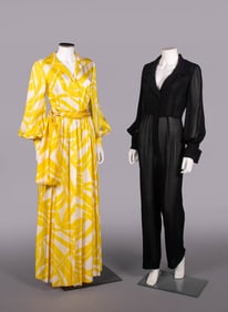 TWO SARMI JUMPSUIT ENSEMBLES, NEW YORK, c. 1970