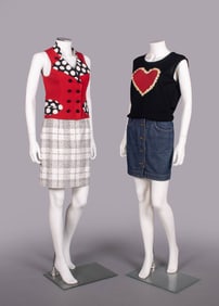 FOUR MOSCHINO SEPARATES, ITALY, 1990s