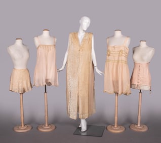 COLLECTION OF SILK LINGERIE, 1920-1940