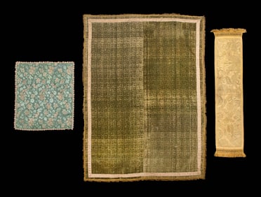 THREE PATTERNED SILK OR VELVET PANELS, ITALY & SPAIN, c. 1560-1640