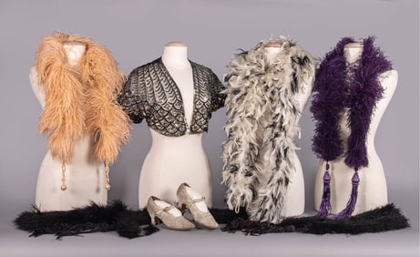 GROUP OF EVENING ACCESSORIES, 1910-1930s