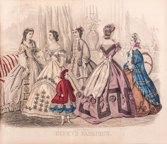 THREE GODEY'S LADY'S BOOKS, PHILADELPHIA, 1861-1868