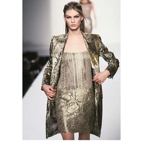 TWO BILL BLASS VELVET COATS, USA, A/W 1997 & EARLY 1980s