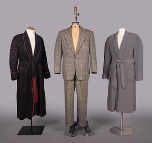 TWO GENTS ROBES & ONE SUIT, USA, 1940-1950s