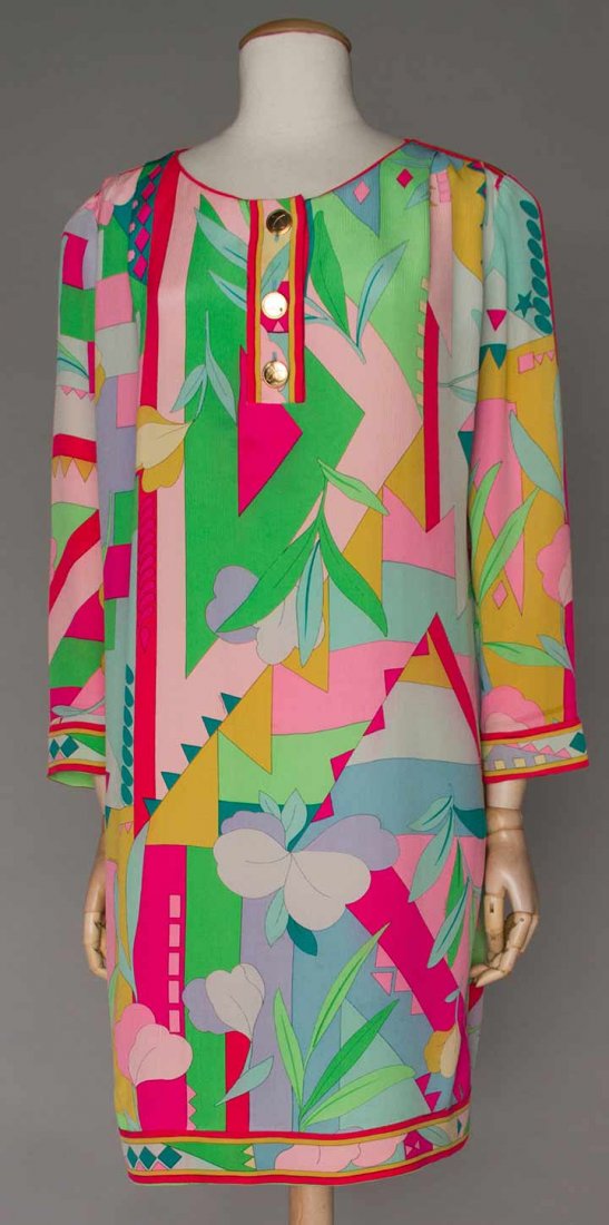 LEONARD PRINTED DRESS, 1960s (1 of 7)